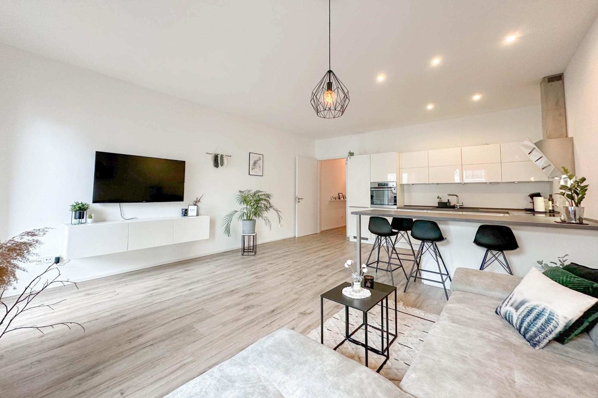 Modernes Trierer Cityloft Mit Grossem Balkon ภายนอก รูปภาพ